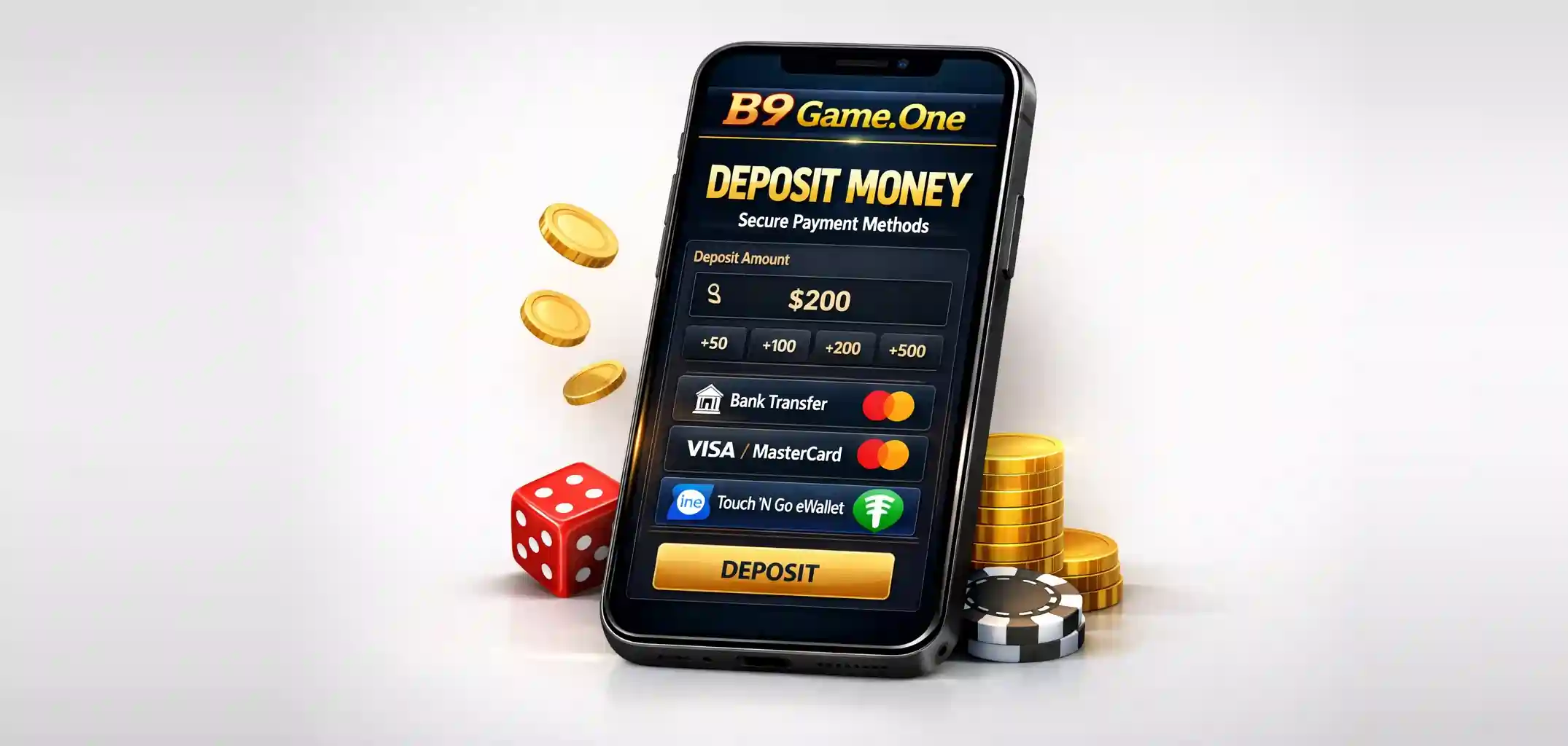 Deposit Money of B9 Game