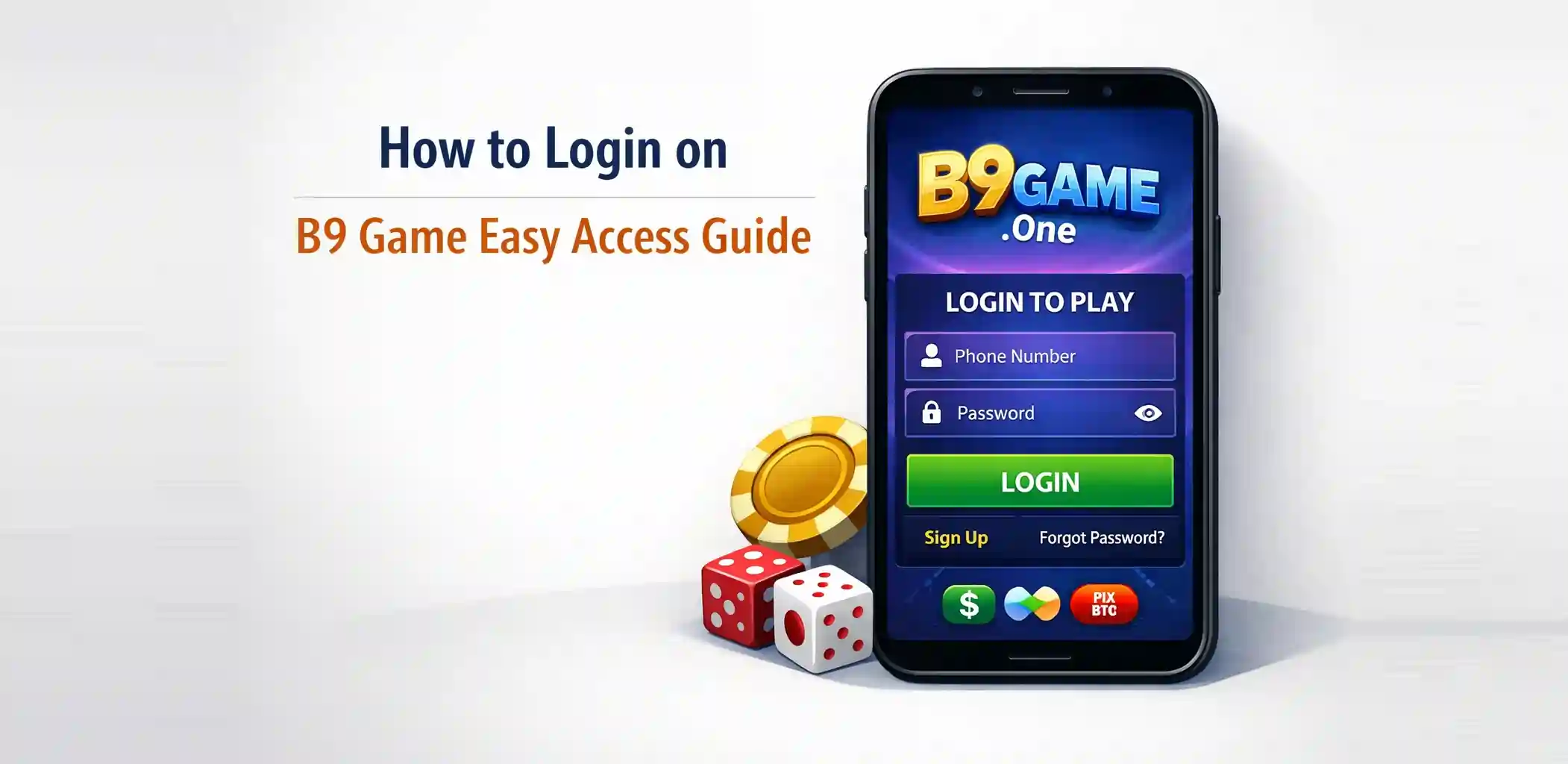 How to Login on B9 Game
